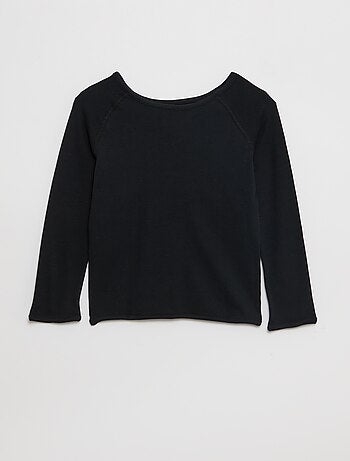 Camiseta sin derecho ni revés de manga larga - Fácil de Poner