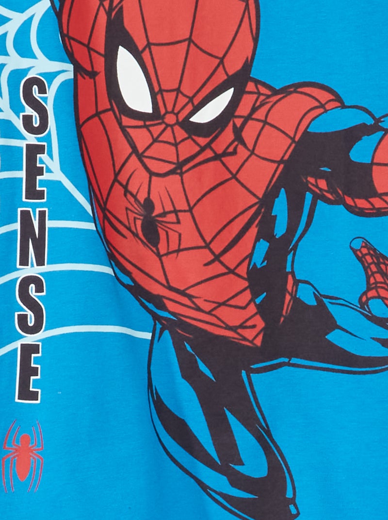 Camiseta sin manga estampada 'Spiderman' azul - Kiabi