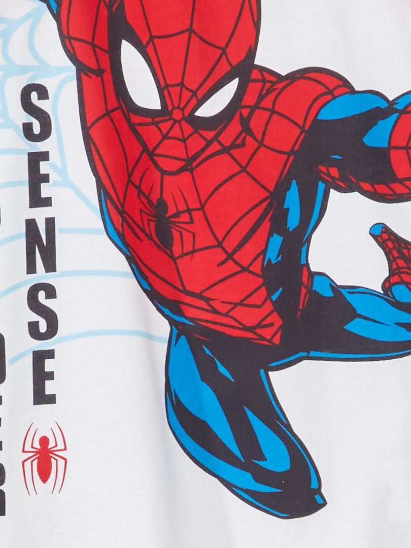 Camiseta sin manga estampada 'Spiderman' blanco - Kiabi