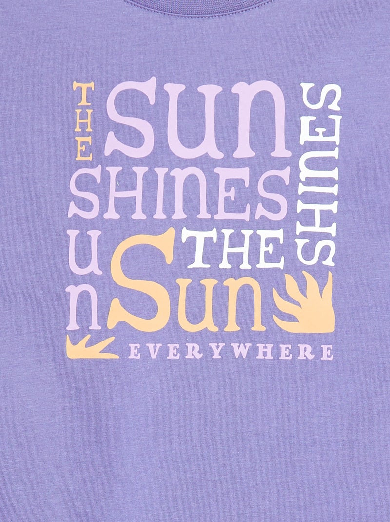 Camiseta sin mangas  - Grafik Edition AZUL - Kiabi