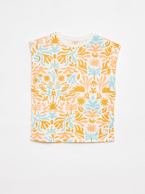 Camiseta sin mangas  - Grafik Edition - Kiabi