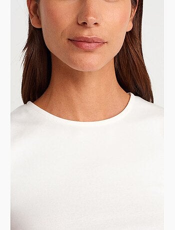 Camiseta sin mangas acanalada de cuello redondo, corte slim dilvin