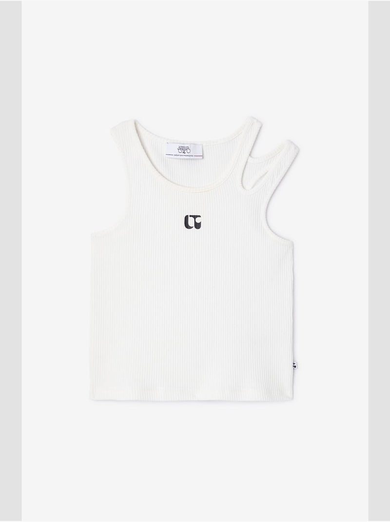 Camiseta sin mangas ALEXIGI Blanco - Kiabi
