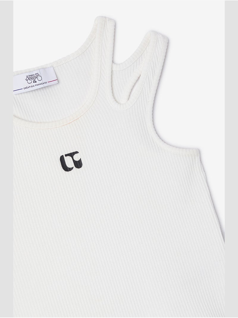 Camiseta sin mangas ALEXIGI Blanco - Kiabi