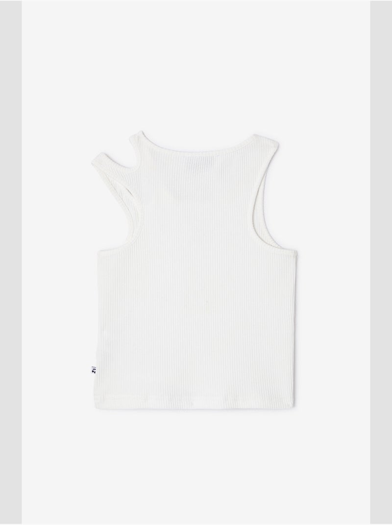Camiseta sin mangas ALEXIGI Blanco - Kiabi