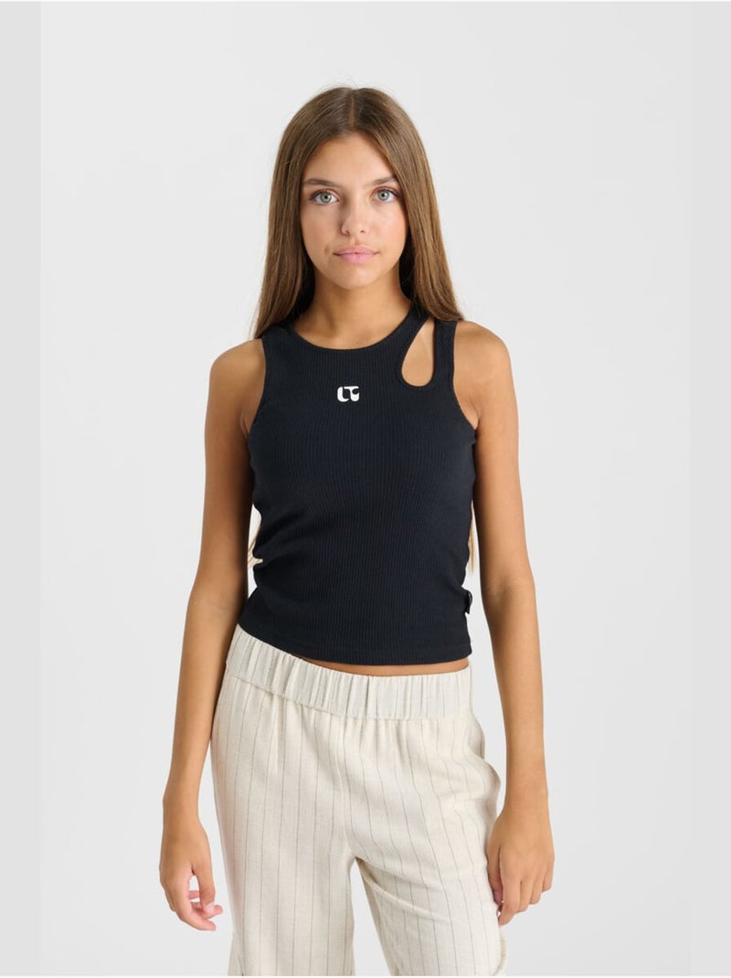 Camiseta sin mangas ALEXIGI Negro - Kiabi