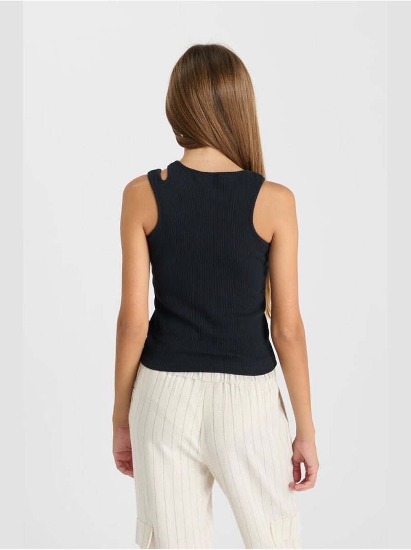 Camiseta sin mangas ALEXIGI Negro - Kiabi