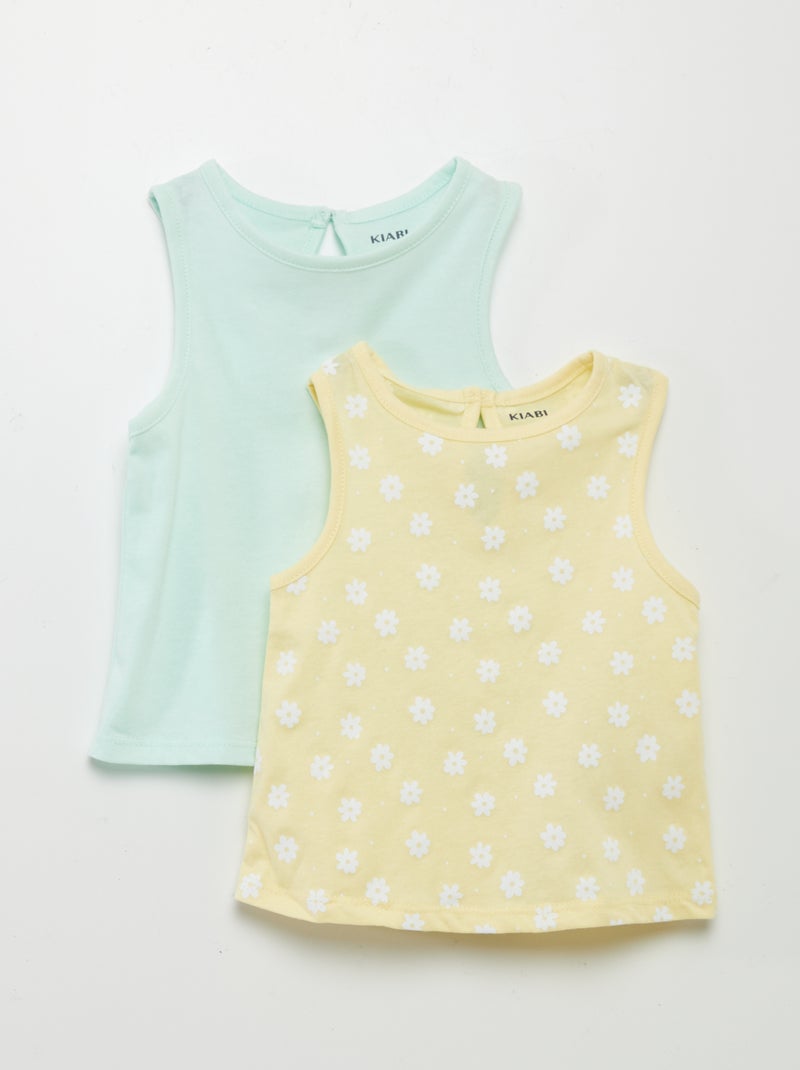 Camiseta sin mangas AMARILLO - Kiabi