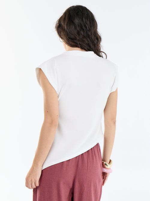 Camiseta sin mangas asimétrica - Kiabi