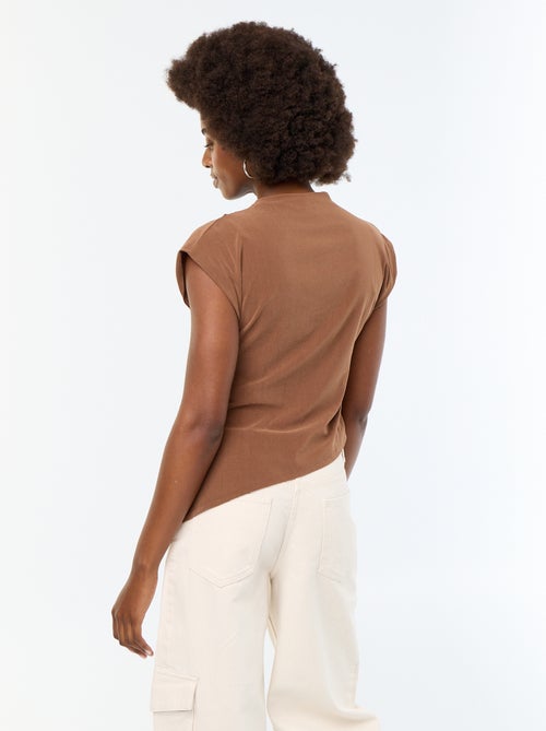 Camiseta sin mangas asimétrica - Kiabi Camiseta sin mangas asimétrica - Kiabi
