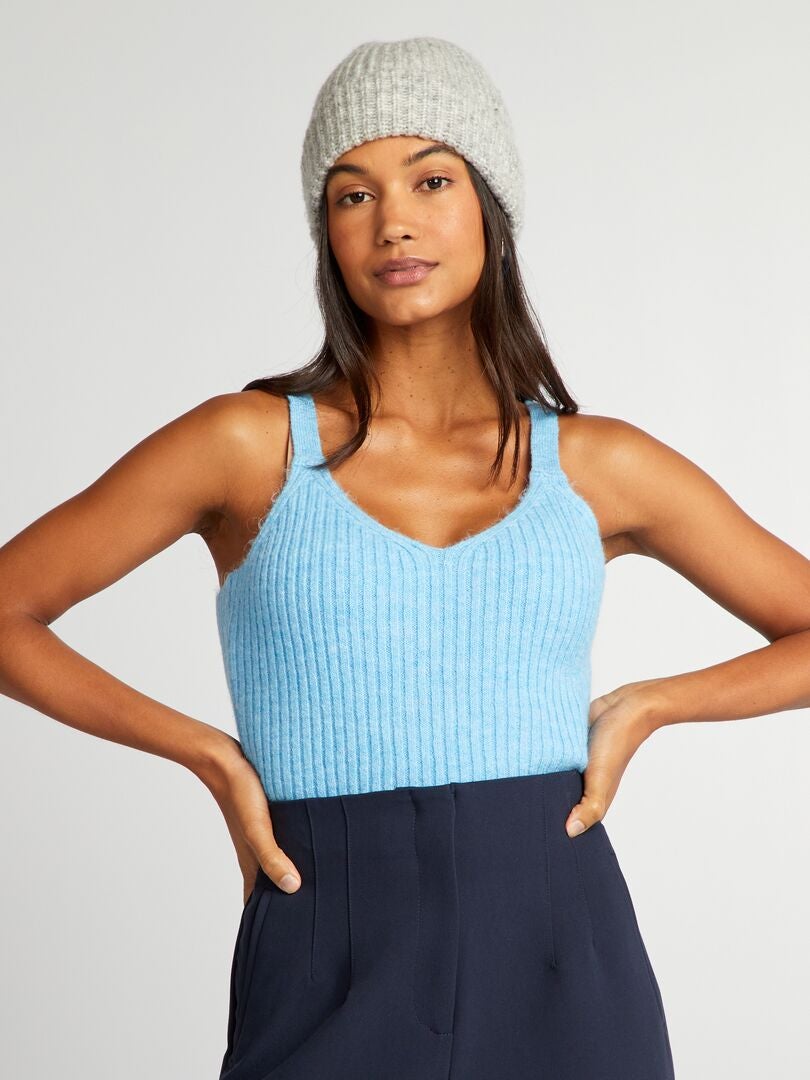 Camiseta sin mangas AZUL Kiabi 12.00€