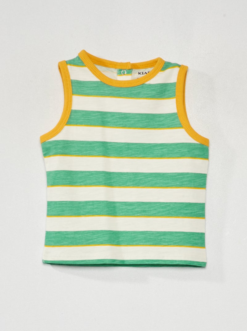 Camiseta sin mangas BLANCO - Kiabi