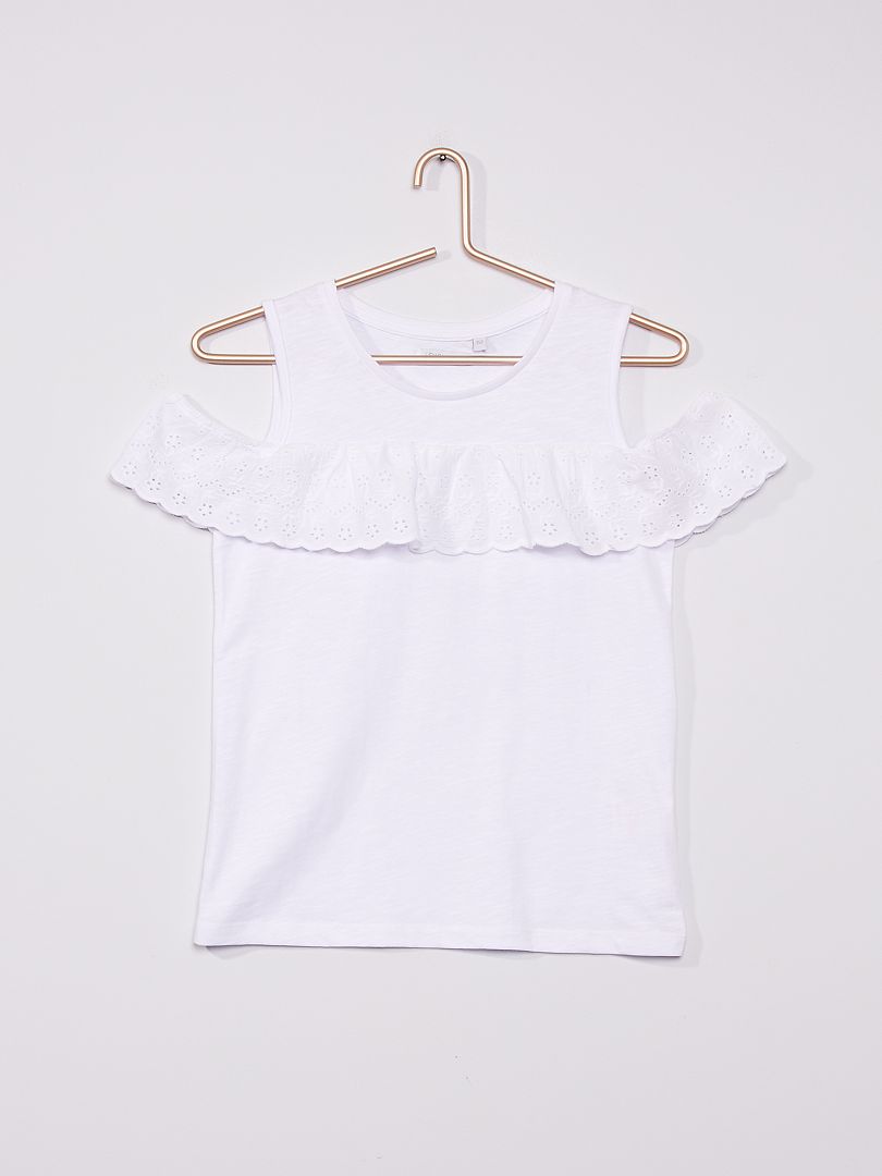 Camiseta sin mangas blanco - Kiabi