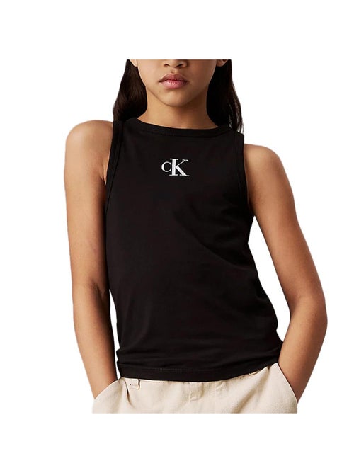 Camiseta sin mangas Calvin Klein Jeans para niña - Kiabi Camiseta sin mangas Calvin Klein Jeans para niña - Kiabi