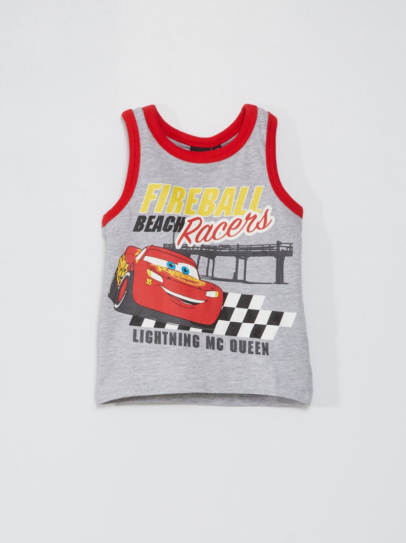 Camiseta sin mangas 'Cars' gris - Kiabi