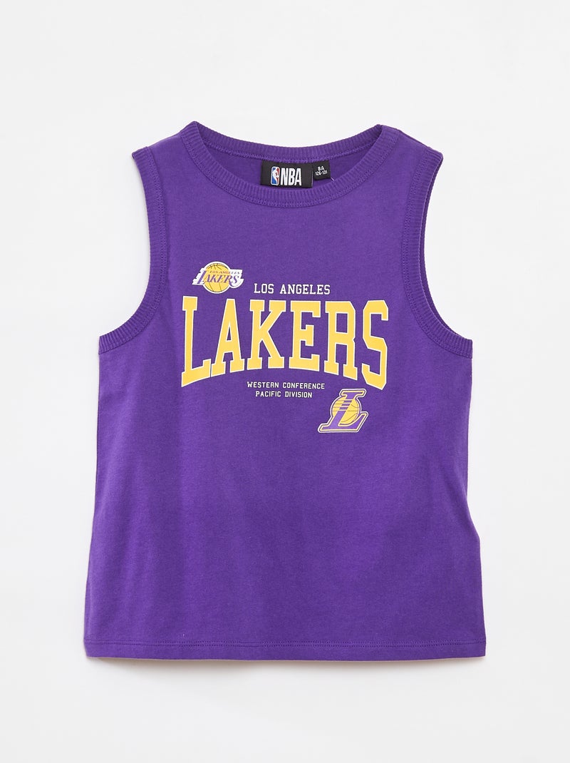 Camiseta sin mangas con cuello redondo 'NBA' PURPURA - Kiabi