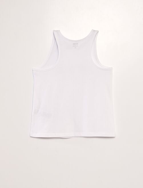 Camiseta sin mangas con espalda nadadora - Kiabi