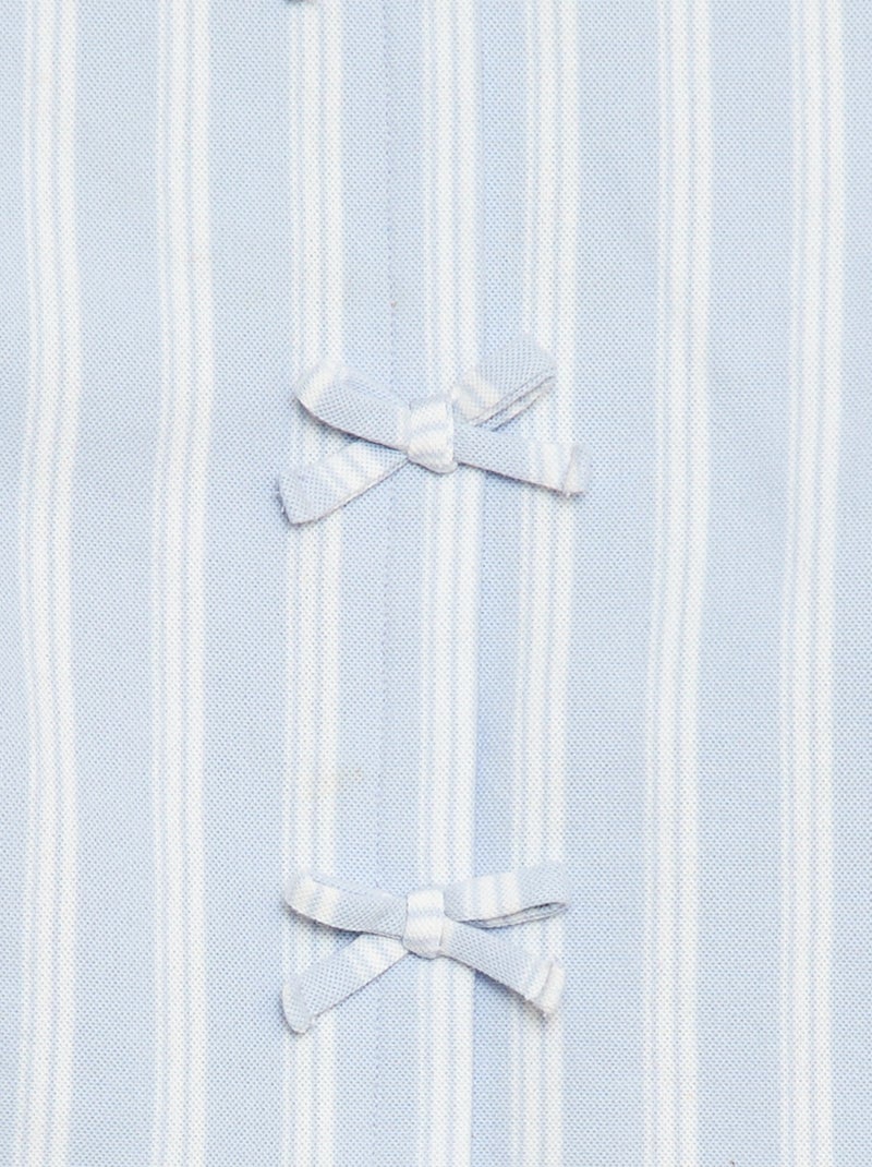 Camiseta sin mangas con lazos de fantasía - colección fácil de poner Azul - Kiabi