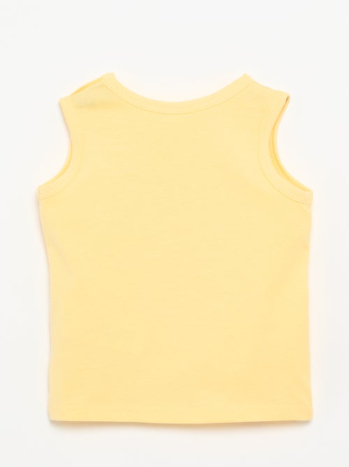 Camiseta sin mangas con parche en el pecho - Kiabi
