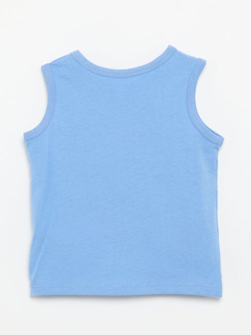 Camiseta sin mangas con parche en el pecho - Kiabi