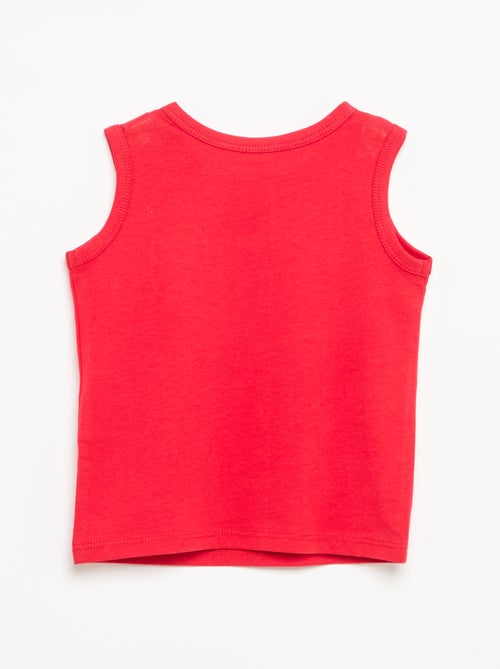 Camiseta sin mangas con parche en el pecho - Kiabi