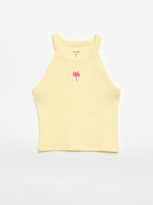 Camiseta sin mangas con sisa americana - Kiabi