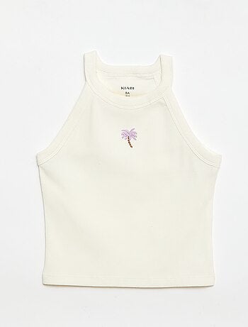 Camiseta sin mangas con sisa americana