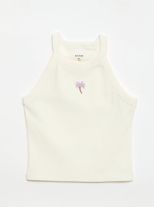 Camiseta sin mangas con sisa americana - Kiabi