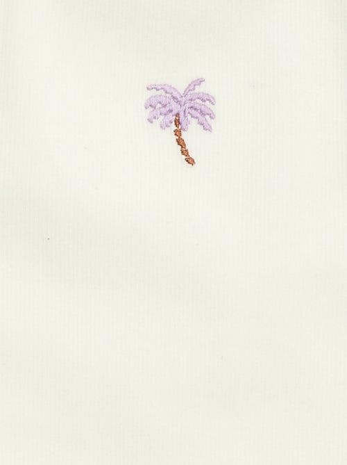 Camiseta sin mangas con sisa americana - Kiabi