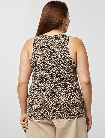 Camiseta sin mangas con sisas americanas