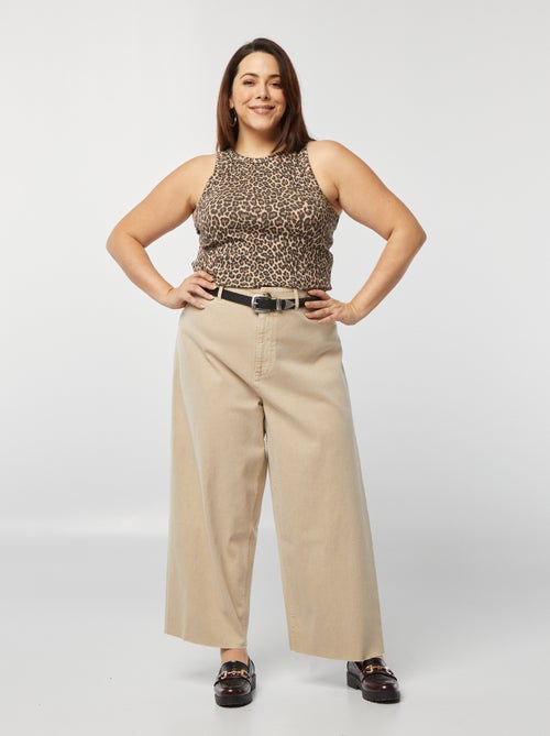 Camiseta sin mangas con sisas americanas - Kiabi