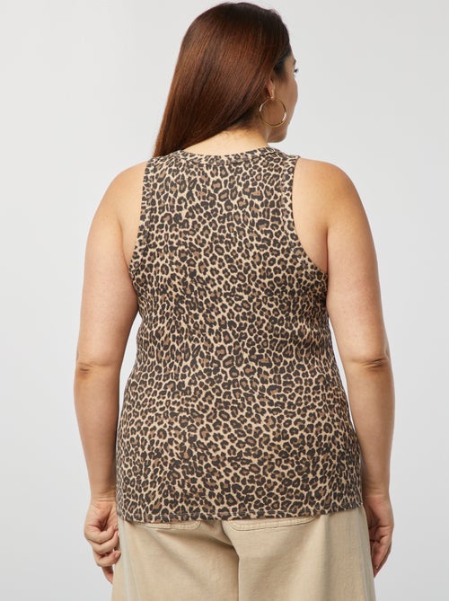 Camiseta sin mangas con sisas americanas - Kiabi