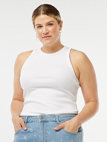 Camiseta sin mangas con sisas americanas