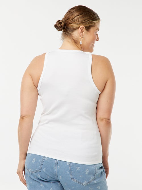 Camiseta sin mangas con sisas americanas - Kiabi