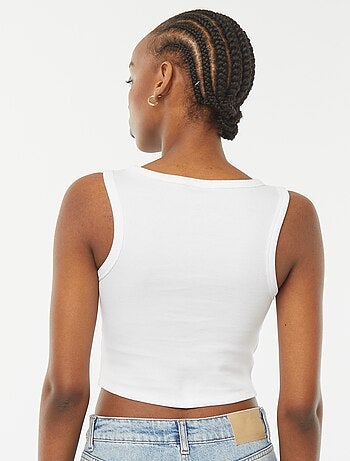 Camiseta sin mangas con sisas americanas 'Stitch'
