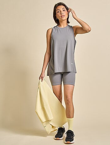 Camiseta sin mangas con sisas oversize - (ekstract)