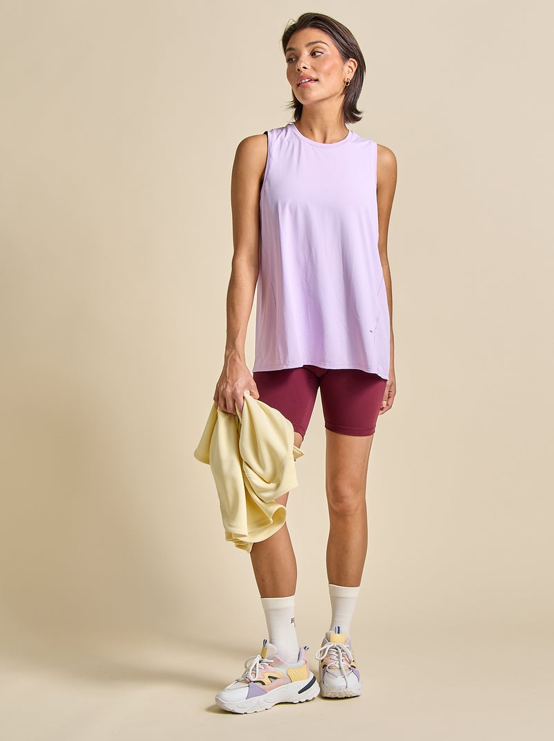 Camiseta sin mangas con sisas oversize - (ekstract) Purpura - Kiabi