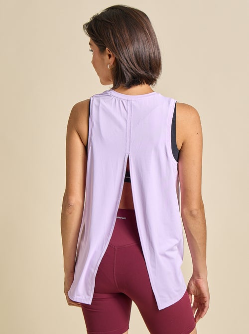 Camiseta sin mangas con sisas oversize - (ekstract) - Kiabi Camiseta sin mangas con sisas oversize - (ekstract) - Kiabi