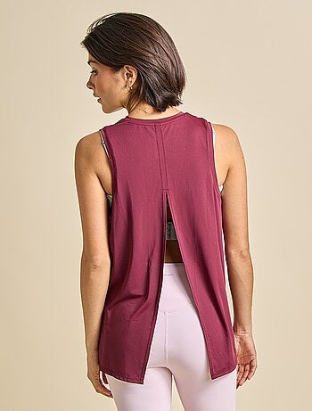 Camiseta sin mangas con sisas oversize - (ekstract)