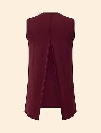 Ekstract - Camiseta sin mangas con sisas oversize