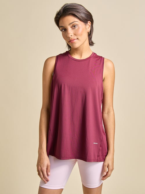 Camiseta sin mangas con sisas oversize - (ekstract) - Kiabi Camiseta sin mangas con sisas oversize - (ekstract) - Kiabi