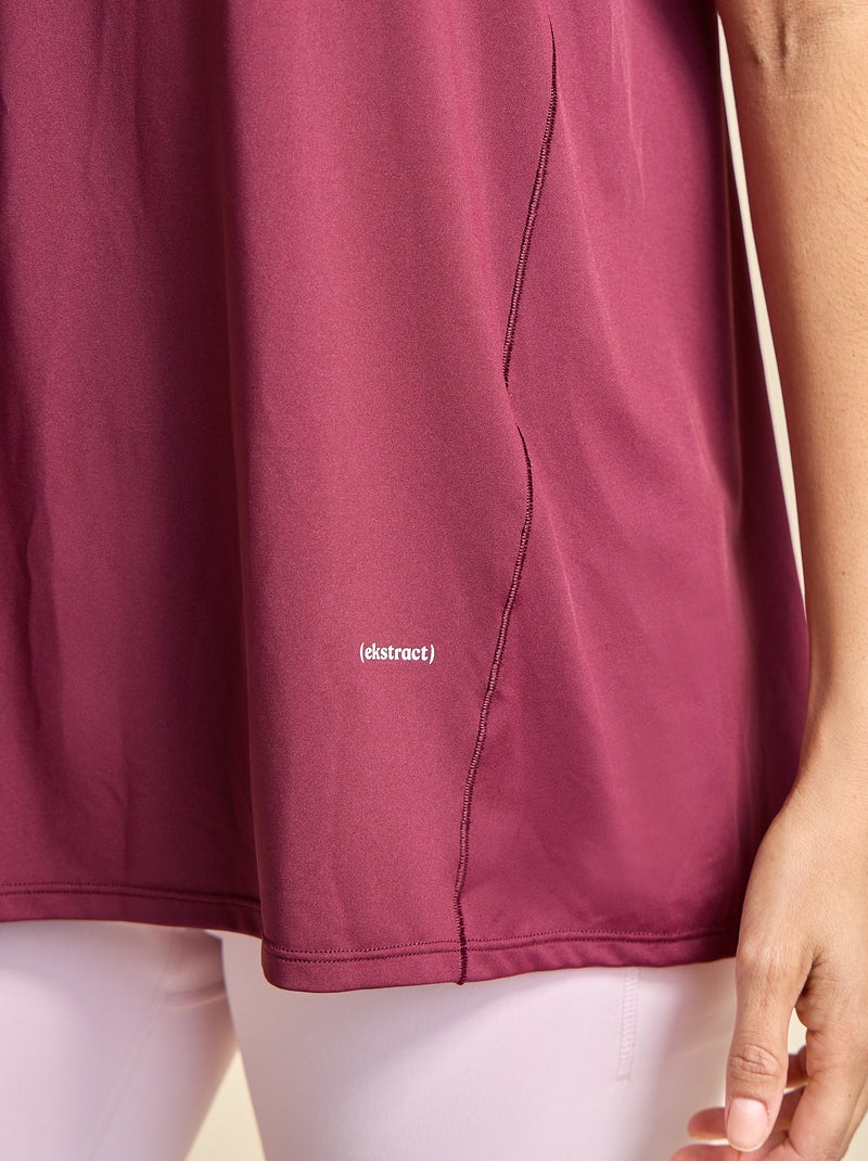 Camiseta sin mangas con sisas oversize - (ekstract) Rojo - Kiabi