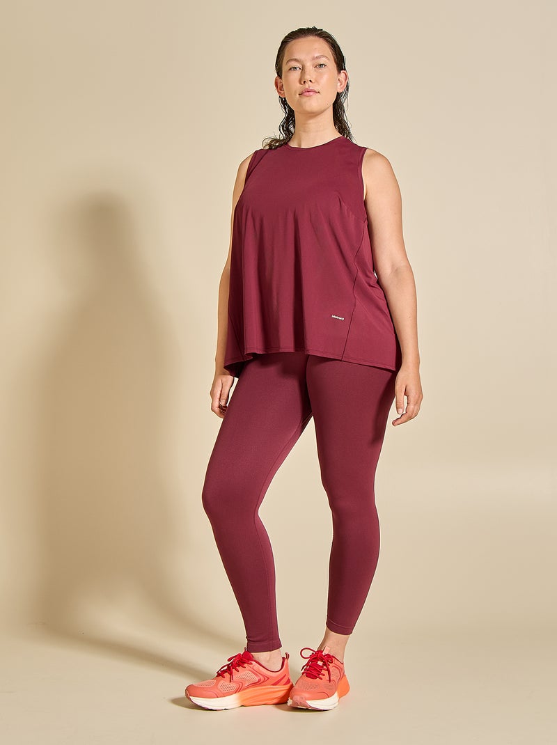 Camiseta sin mangas con sisas oversize - (ekstract) Rojo - Kiabi