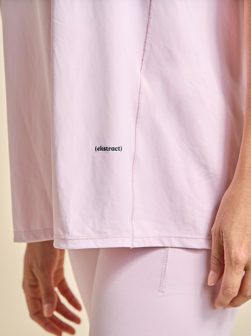 Camiseta sin mangas con sisas oversize - (ekstract) Rosa - Kiabi