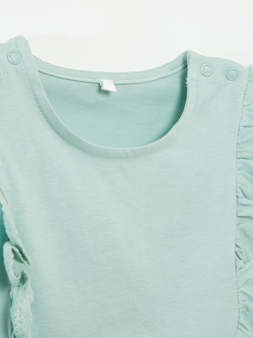 Camiseta sin mangas con volantes - So Easy - Kiabi