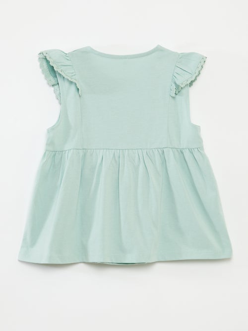 Camiseta sin mangas con volantes - So Easy - Kiabi