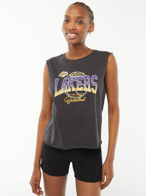 Camiseta sin mangas cropped 'Lakers' 'NBA' - Kiabi