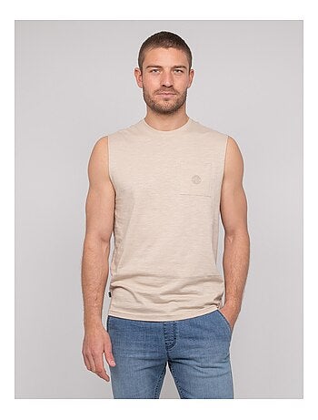 Camiseta sin mangas de algodón NEGABINO