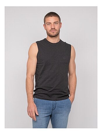 Camiseta sin mangas de algodón NEGABINO