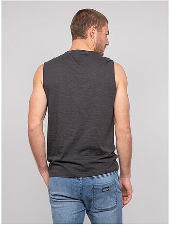 Camiseta sin mangas de algodón NEGABINO